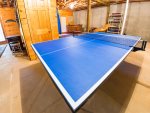 Ping Pong Table in Basement Game Area